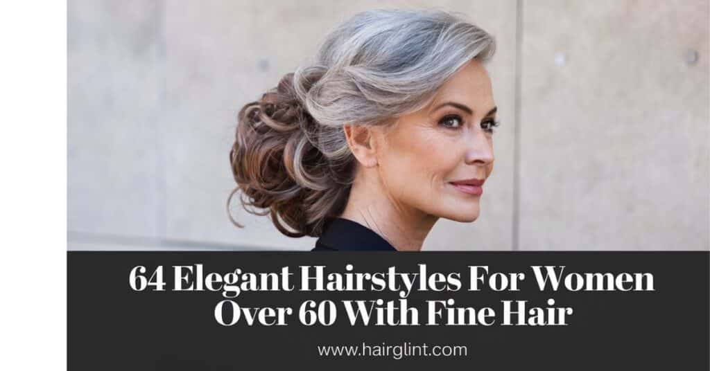 64 Elegant Hairstyles for Women Over 60 with Fine Hair