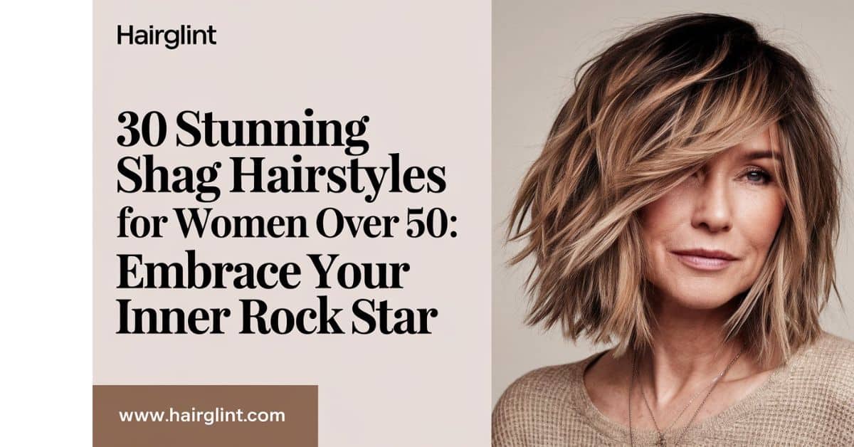 30 Stunning Shag Hairstyles for Women Over 50: Embrace Your Inner Rock Star