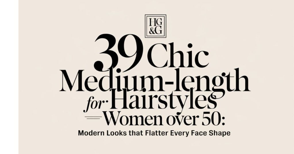 39 Chic Medium-Length Hairstyles for Women Over 50: Modern Looks That Flatter Every Face Shape