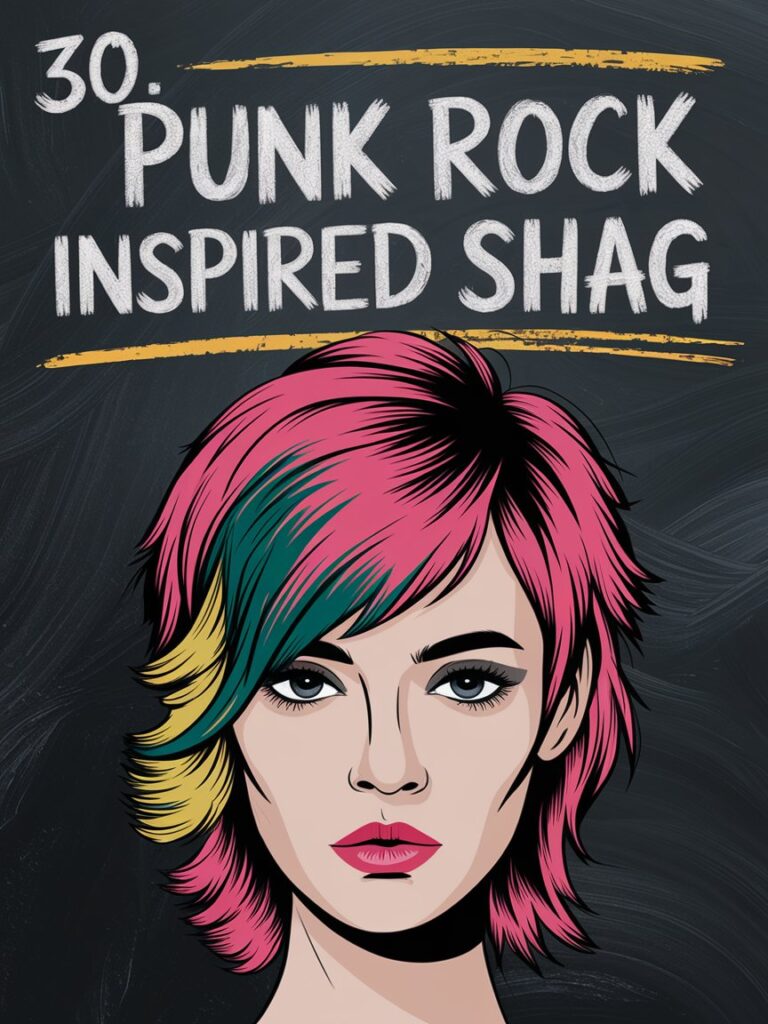 30. Punk Rock Inspired Shag