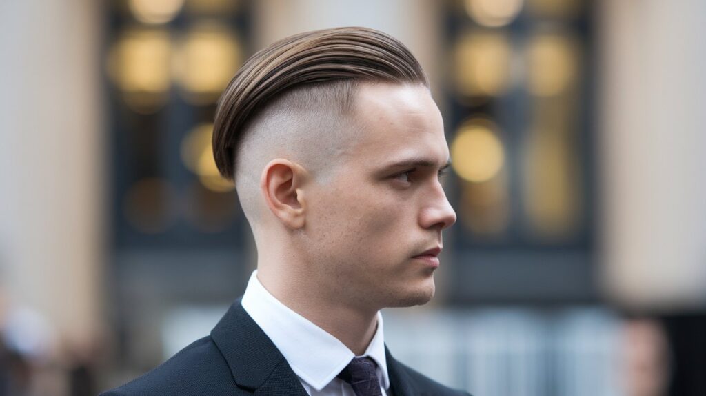 Slicked Back Undercut: Sleek Sophistication