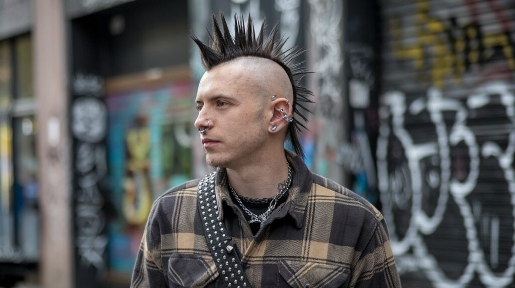 Spiked Mohawk: Modern Punk Vibes