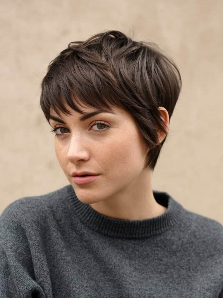 17. Pixie with Bangs