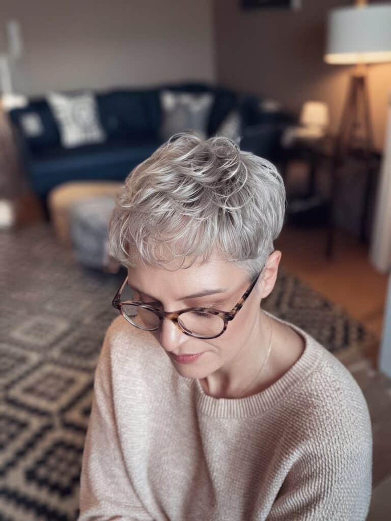 1. Textured Pixie Cut