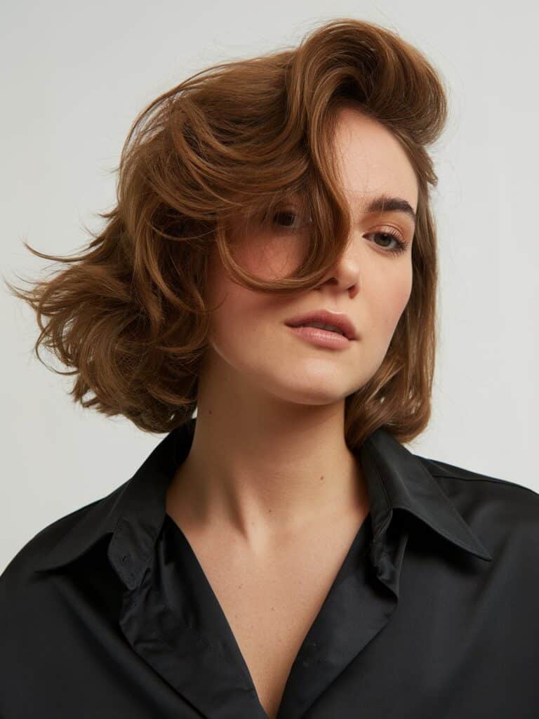 26. Voluminous Angled Bob