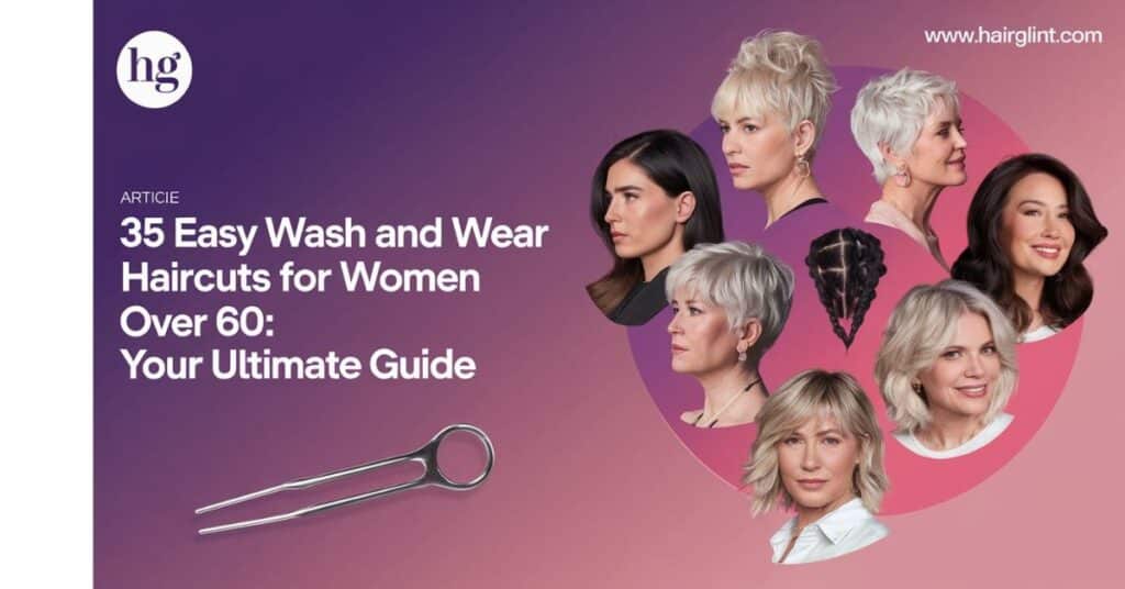 35 Easy Wash and Wear Haircuts for Women Over 60