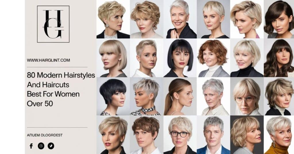 80 Modern Hairstyles and Haircuts Best for Women Over 50