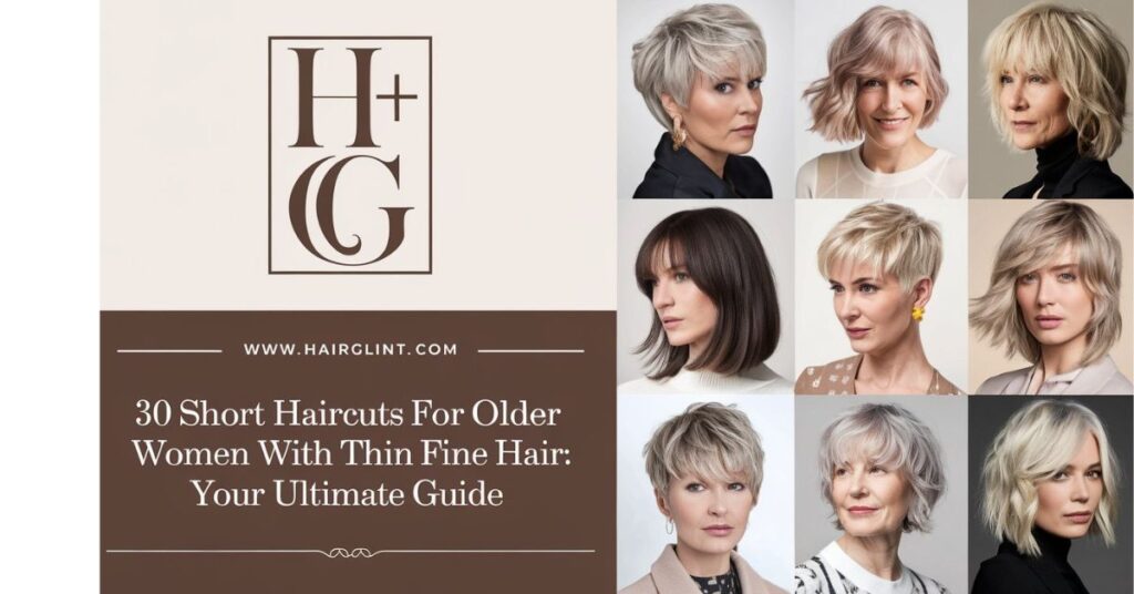 30 Short Haircuts for Older Women with Thin Fine Hair