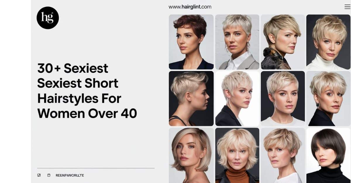 30+ Sexiest Short Hairstyles for Women Over 40