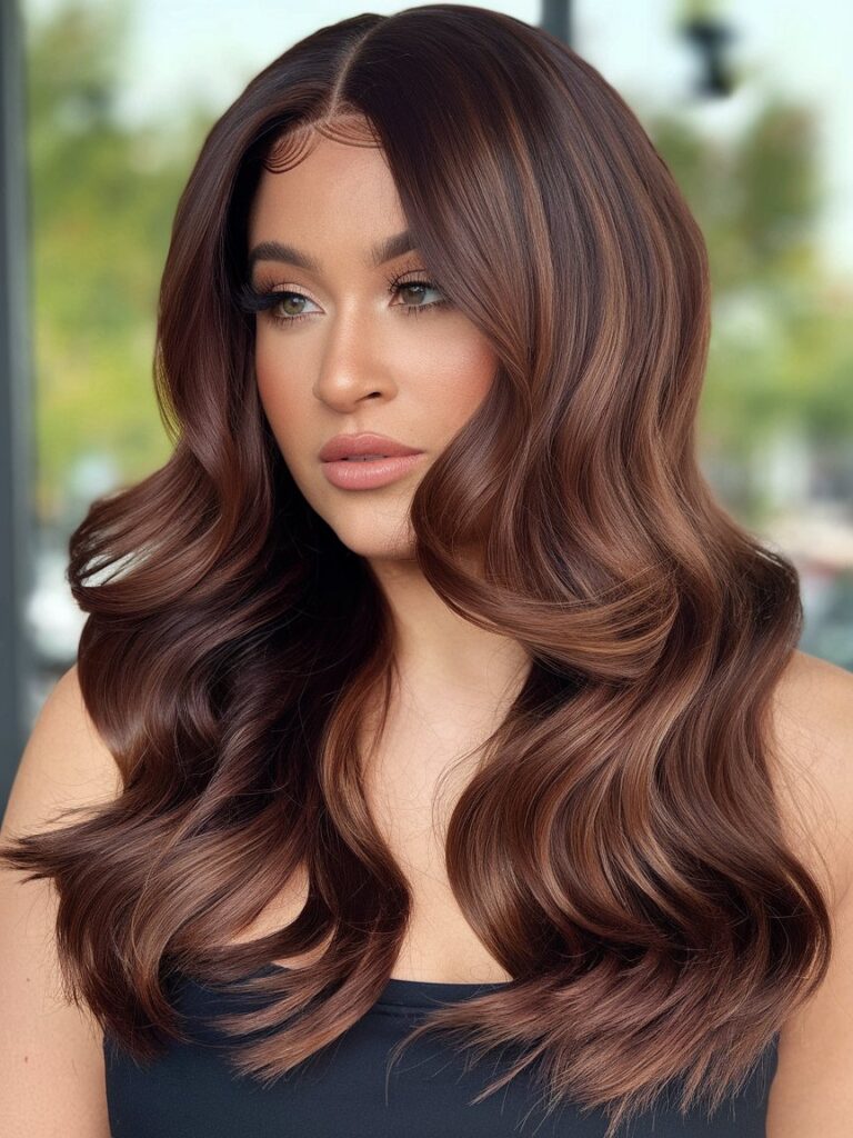 1. Rich Espresso Waves with Subtle Warm Undertones