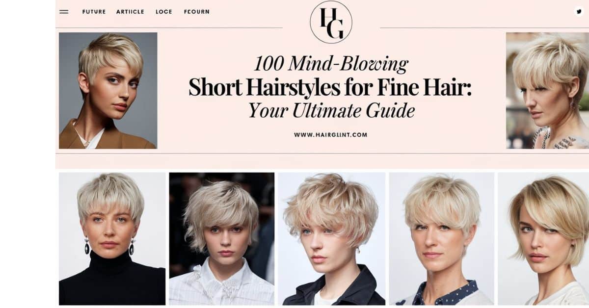 100 Mind Blowing Short Hairstyles for Fine Hair