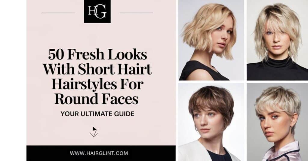 50 Fresh Looks with Short Hairstyles for Round Faces