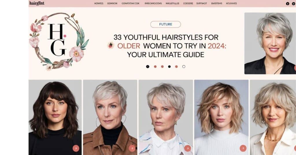 33 Youthful Hairstyles For Older Women to Try in 2024