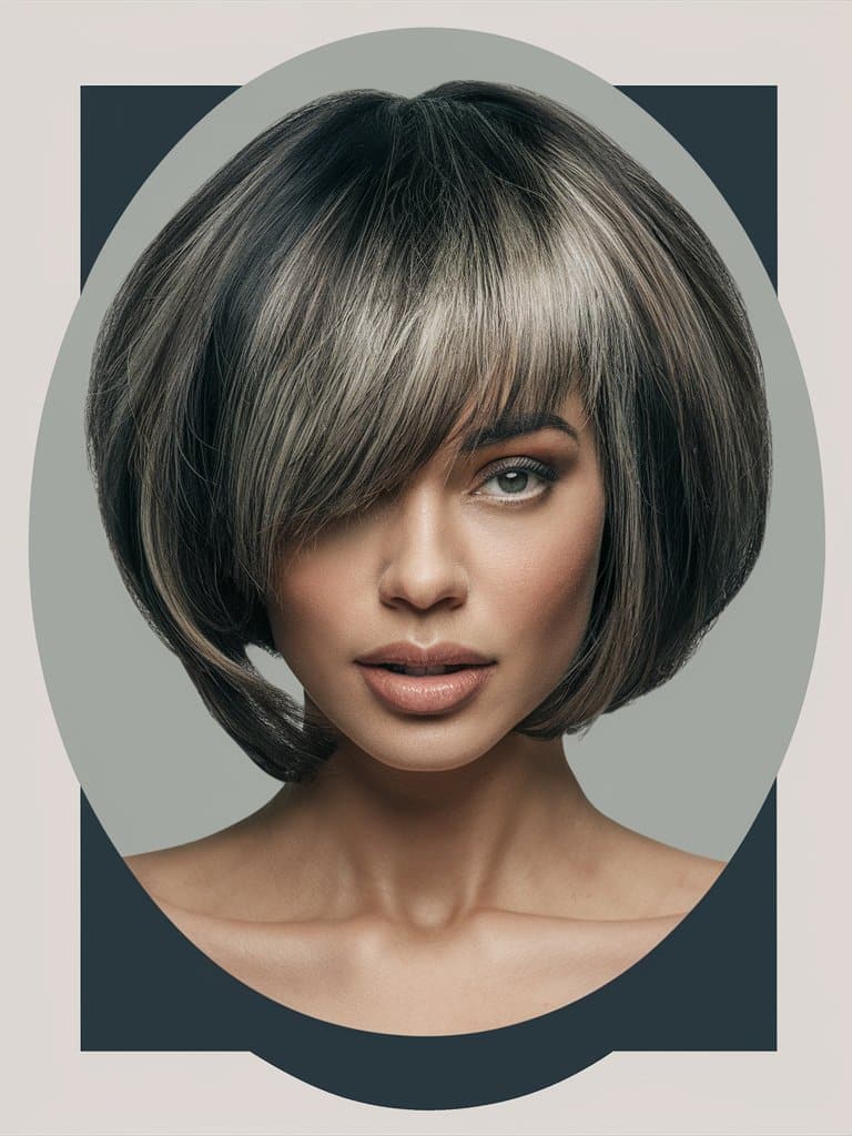 49. Textured Inverted Bob