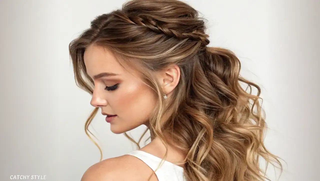 Half-Up Wavy Hair Half-Up Wavy Hair