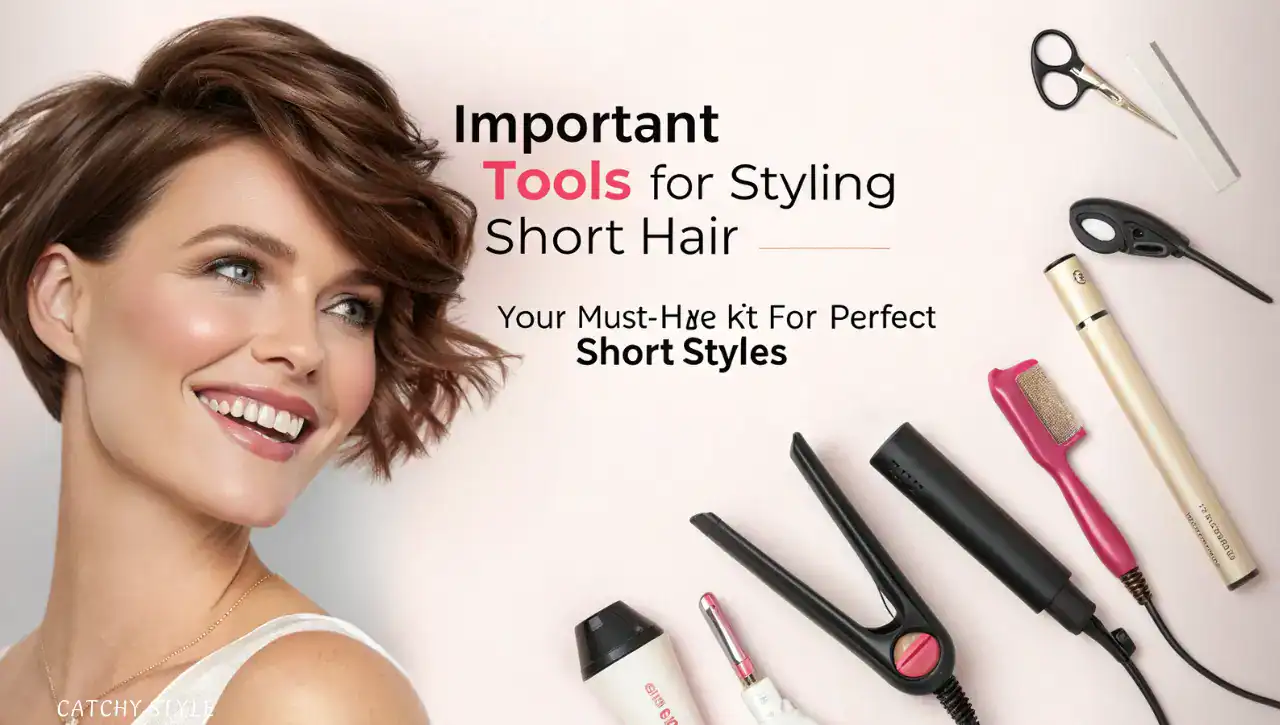 Important tools for styling short hair Important tools for styling short hair