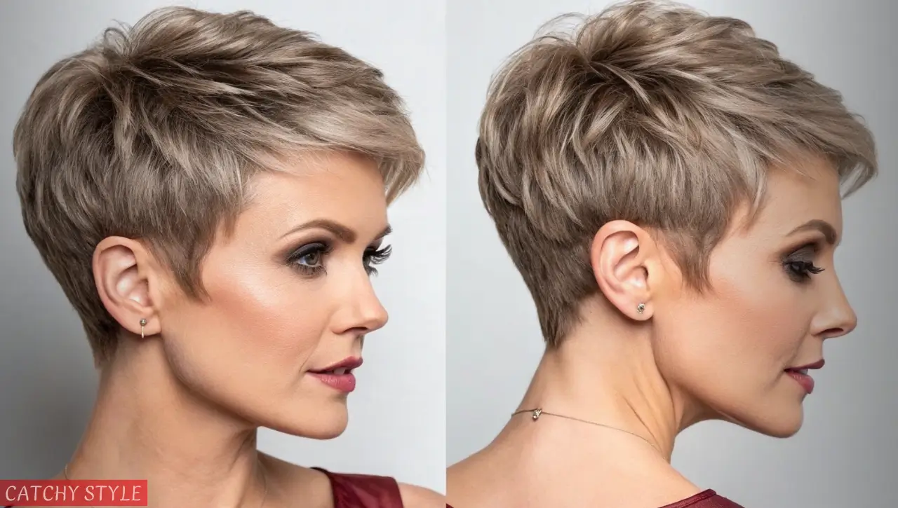 Tapered Pixie hairstyle Tapered Pixie hairstyle