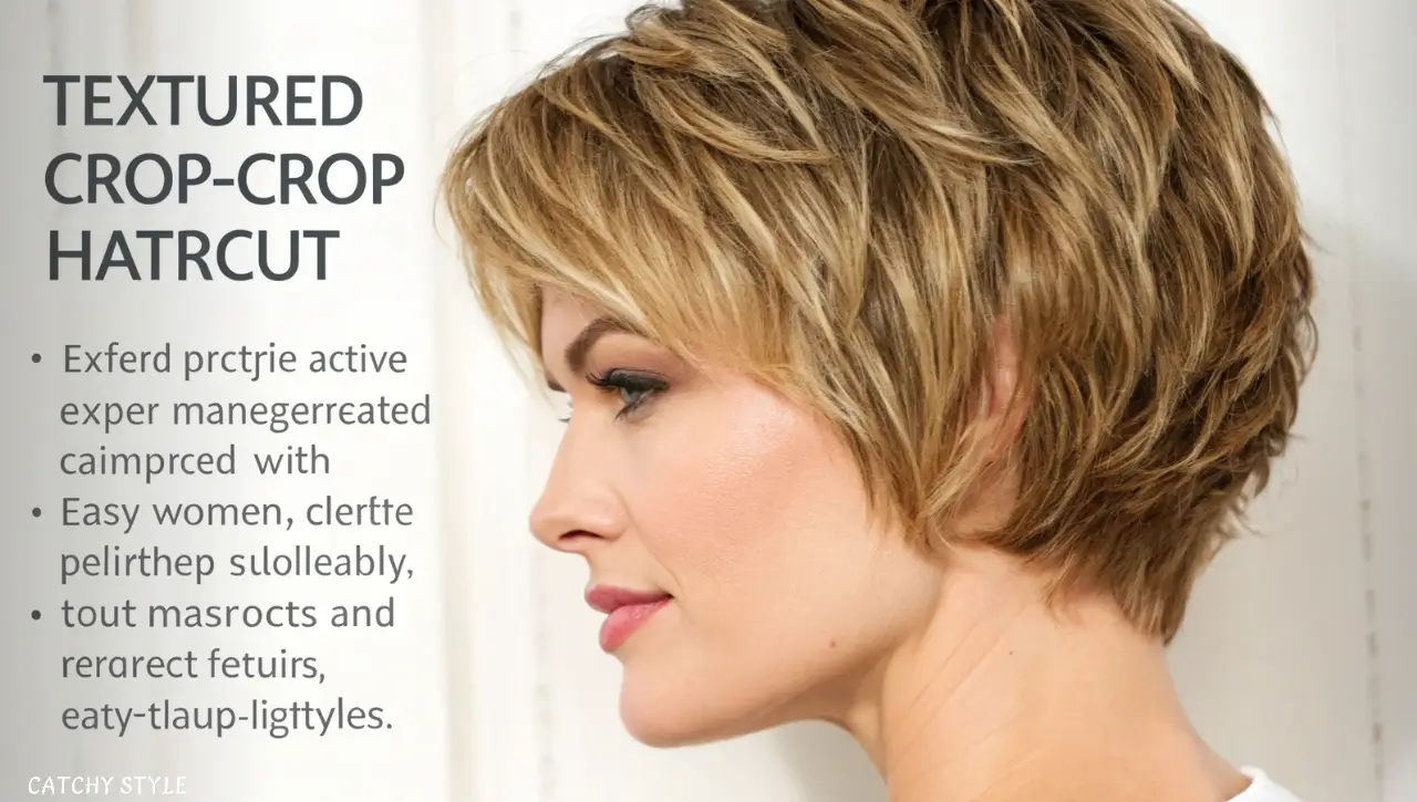 Textured Crop haircut Textured Crop haircut