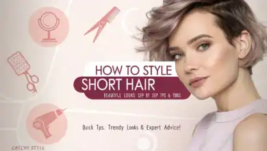 how to style short hair