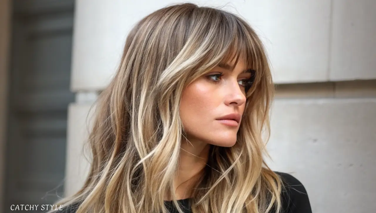 Curtain Bangs with Layers Curtain Bangs with Layers