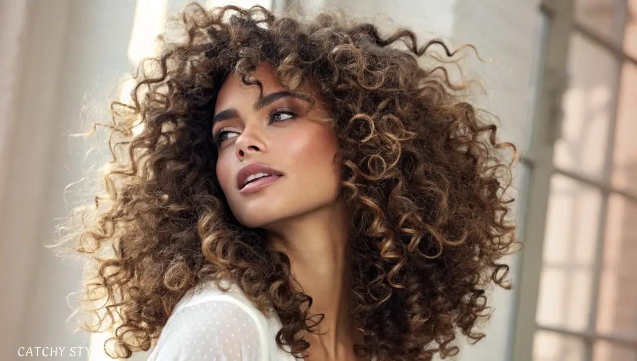 Layered Long Curls Layered Long Curls