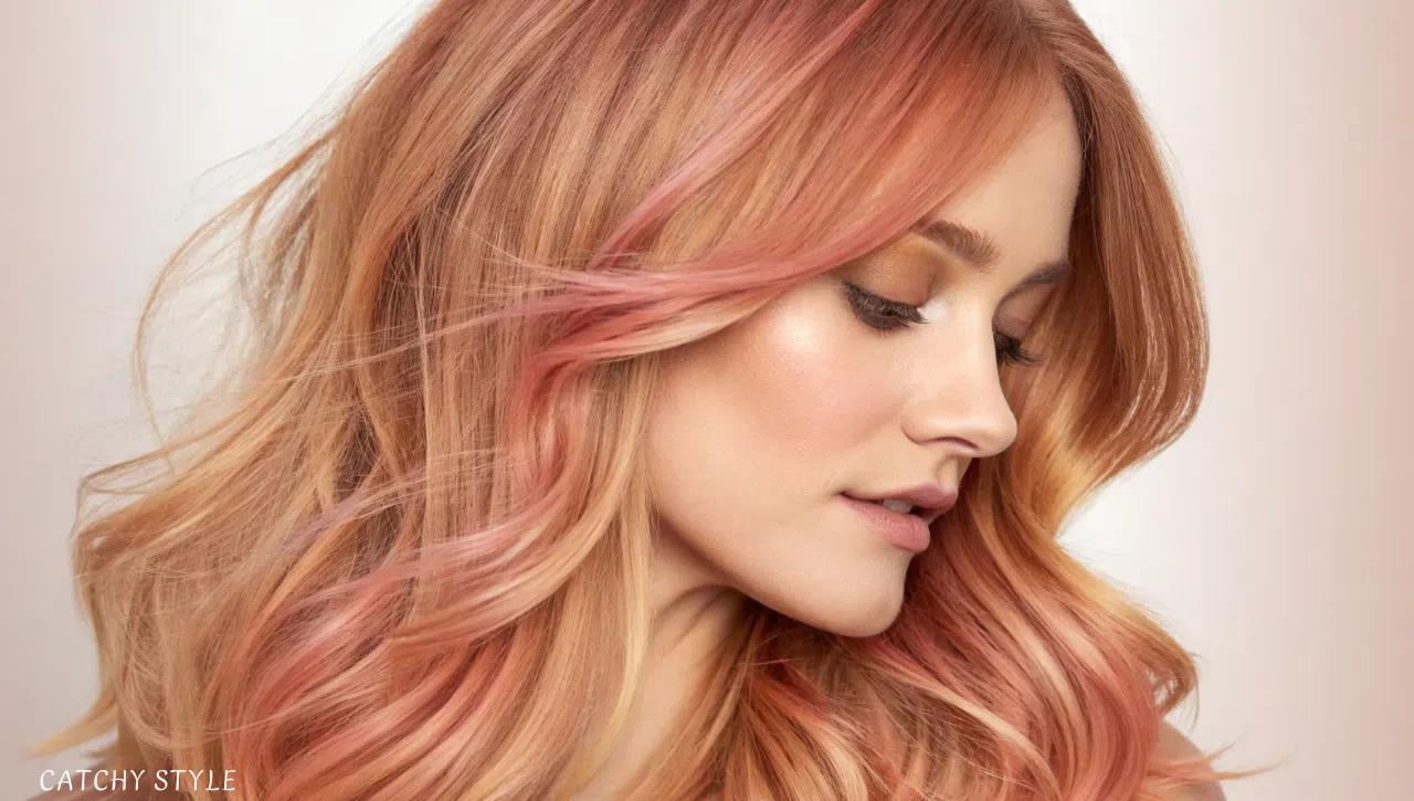 Strawberry Blonde with Subtle Layers Strawberry Blonde with Subtle Layers