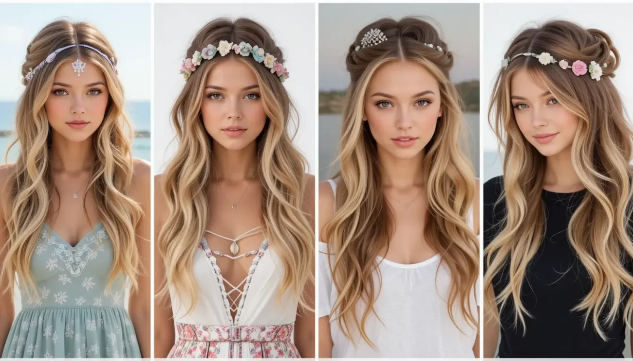 Styling Ideas for Beach Waves Hair Styling Ideas for Beach Waves Hair