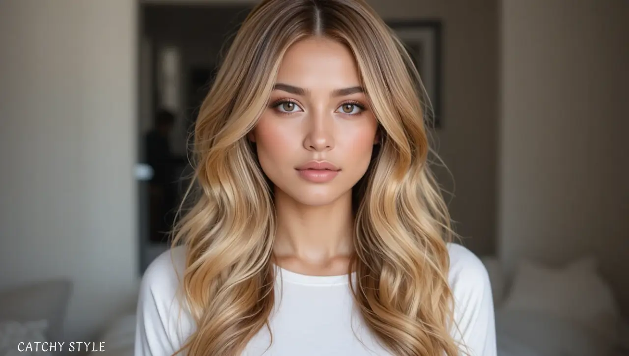 Caramel Blonde Hair Guide Rich Warm Natural Stylish Look Caramel blonde shade warm golden brown blonde mix