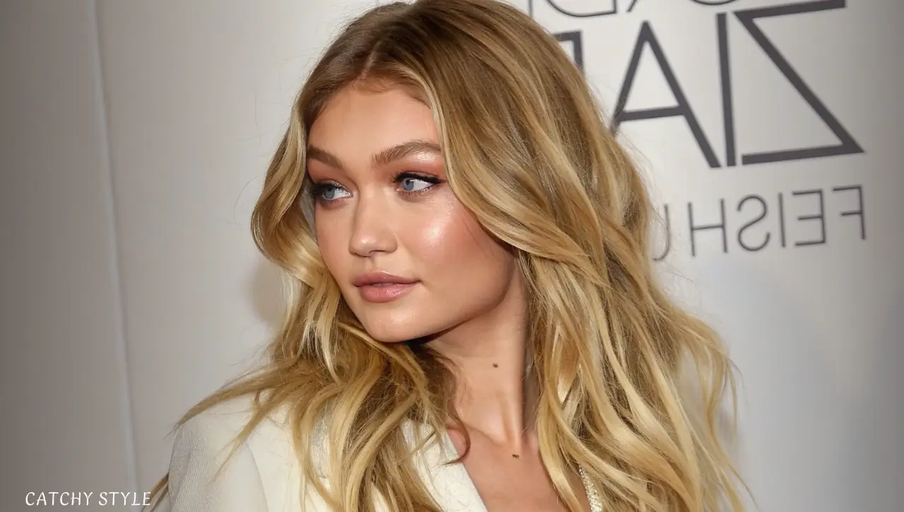 Gigi Hadid Long Blonde Waves Glam Style Stunning blonde waves by Gigi Hadid