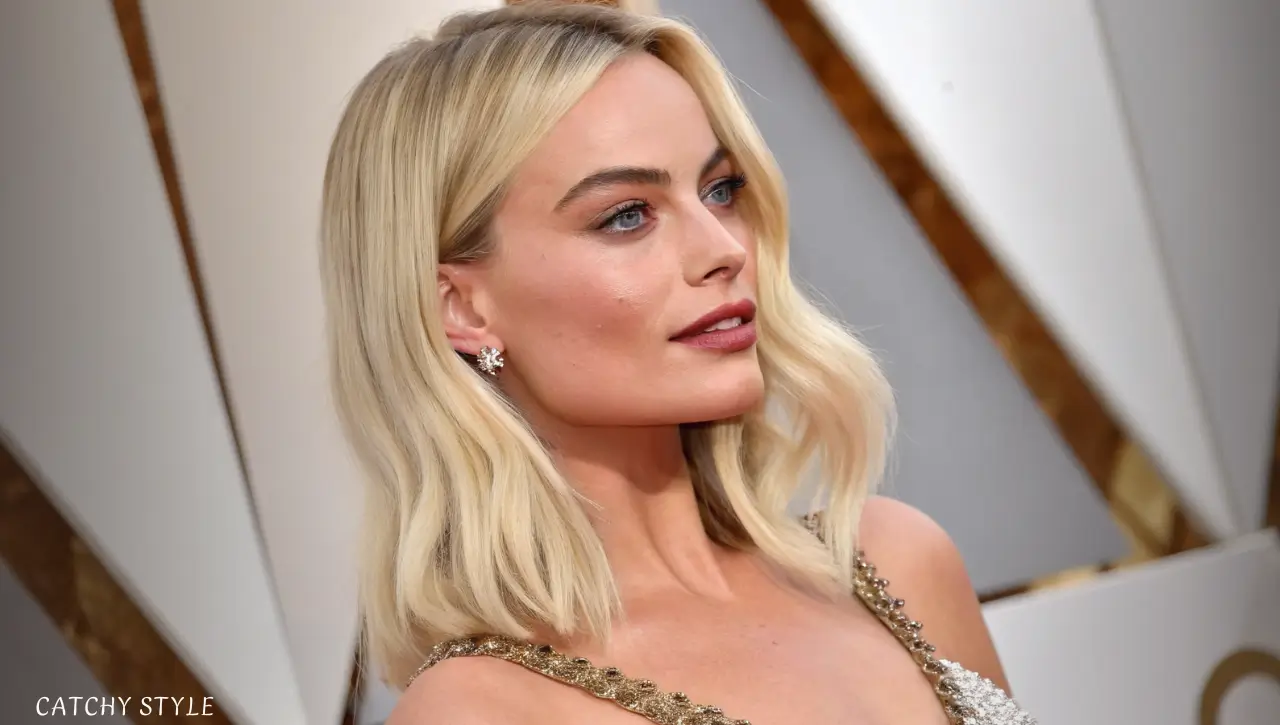 Margot Robbie Blonde Bob Modern Glamour Trendy blonde bob hairstyle Margot Robbie
