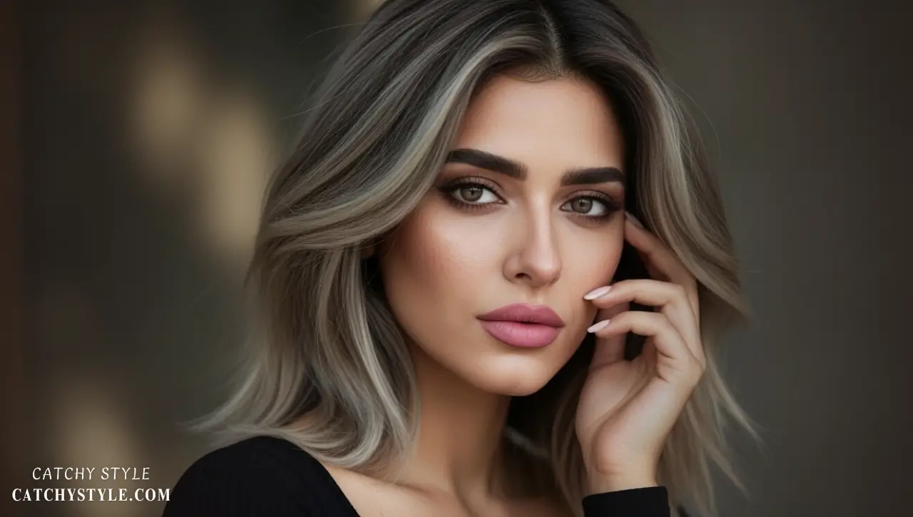 Modern Mushroom Blonde Color for a Cool Fall Look Cool smoky Mushroom Blonde fall hair shade