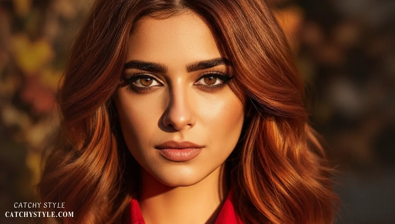 Radiant Copper Spice Hair Color for a Fall Glow Warm Copper Spice autumn hair color look