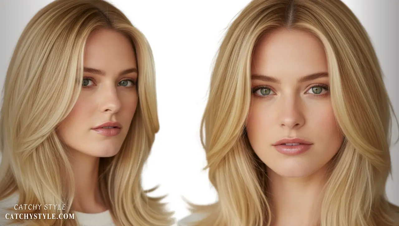 Vintage Butter Blonde for a Soft Creamy Fall Look Creamy vintage butter blonde hair color look