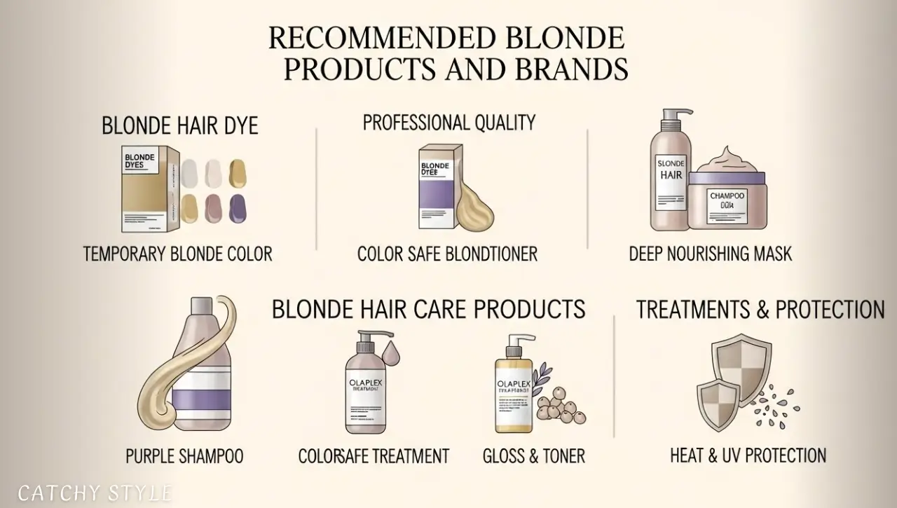 Top blonde hair products and brands for color and shine Recommended products and brands for blonde hair care