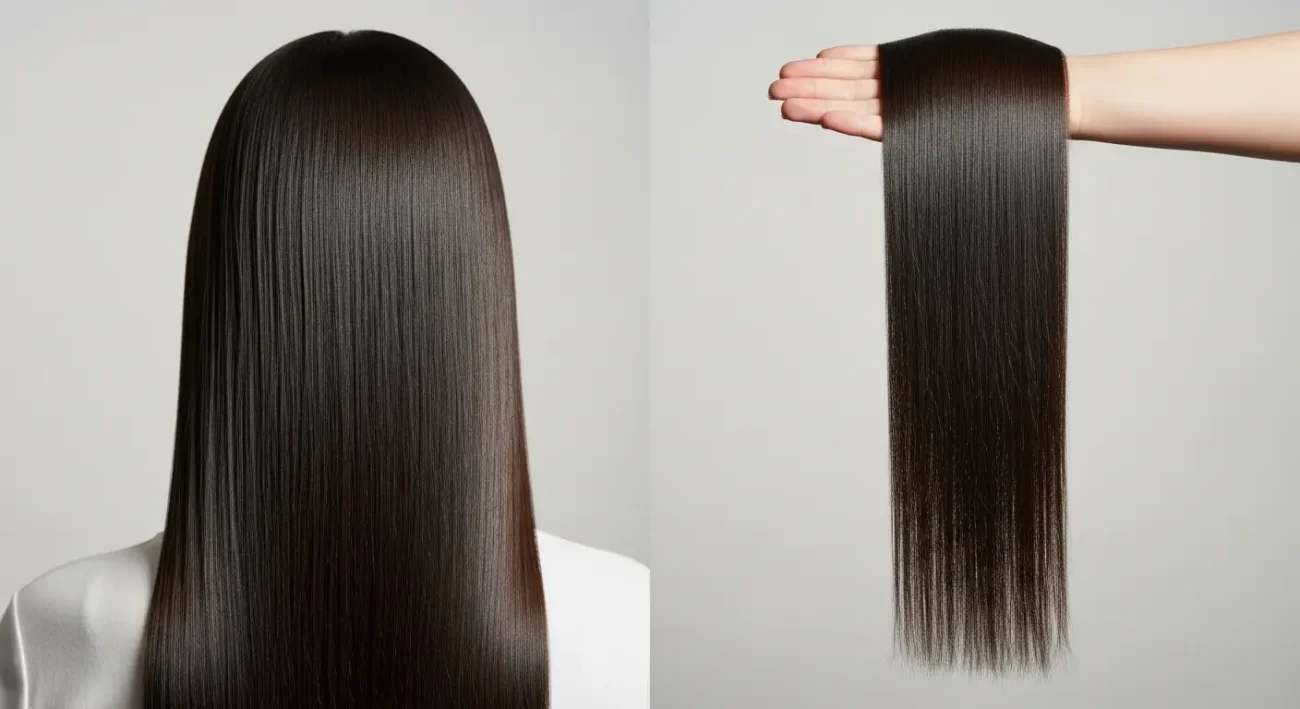Type 1 Straight Hair Full Guide How to Recognize It Now Type 1 straight hair flat smooth no wave texture