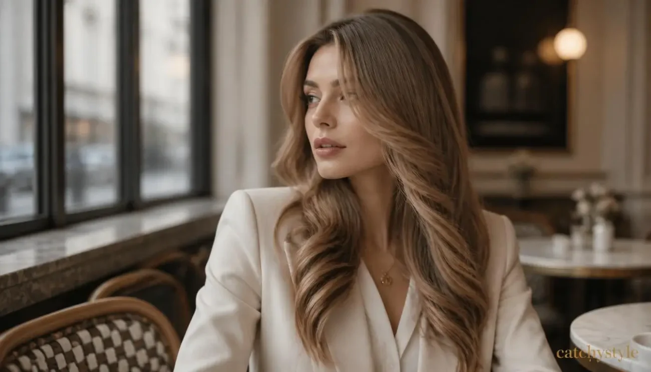 Cafe Au Lait Light Brown Hair for an Elegant Natural Look Cafe Au Lait Light Brown Hair with soft neutral shine