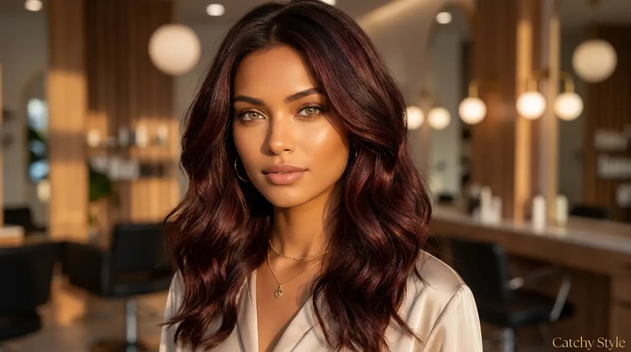 Cherry Red Hair Color Guide to Stunning Chocolate Cherry Hair Cherry Red Hair Color: Elegant Chocolate Cherry Style