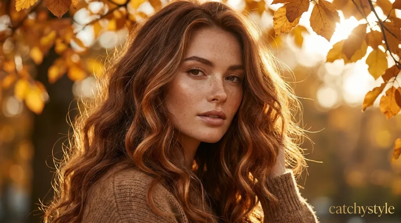 Cinnamon Light Brown Hair for a Bold Elegant Look Cinnamon Light Brown Hair with glossy warm tones