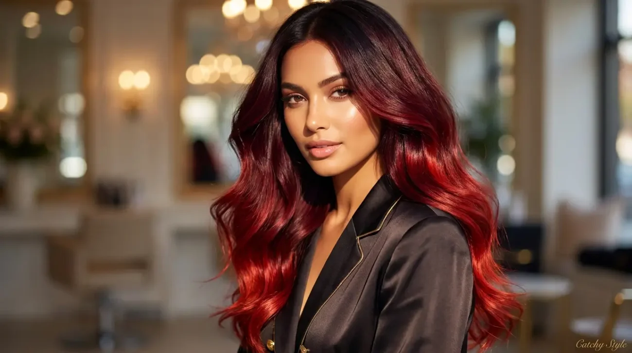 Cherry Color Melt Hair: Seamless Red Gradient Style Complete Guide to Cherry Color Melt Hair Techniques and Trend