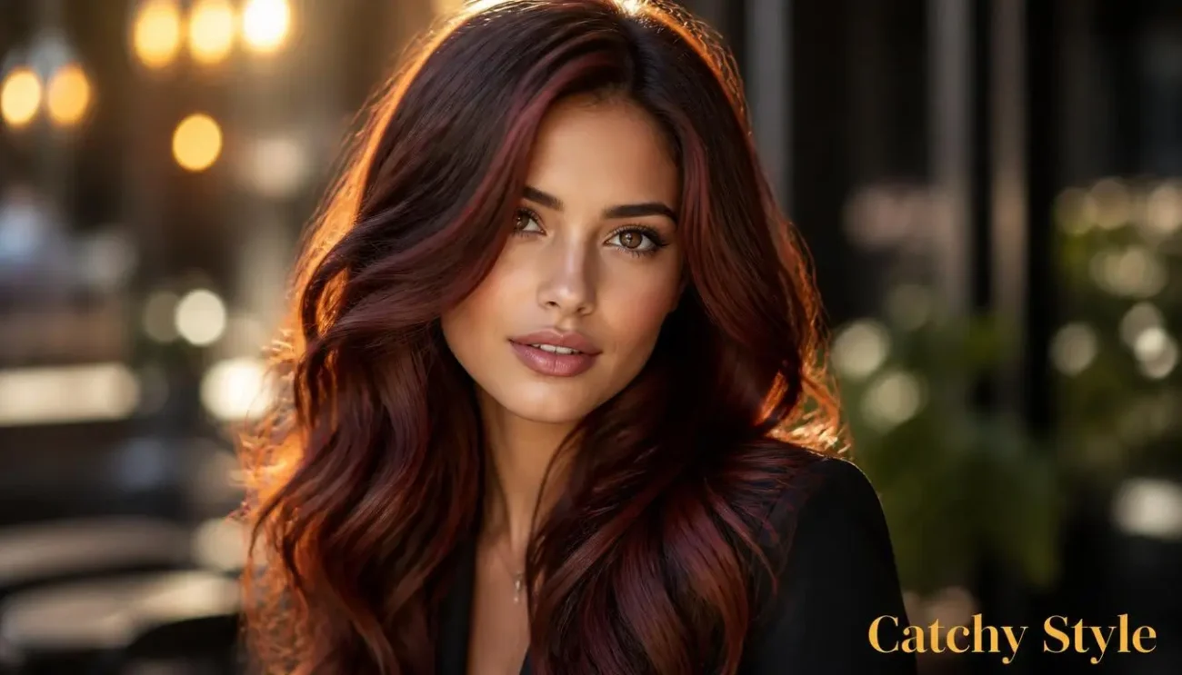 Complete Guide to Trendy Cherry Cola Hair Color Ideas Cherry Cola Hair: Rich Brunette Red Color Inspiration