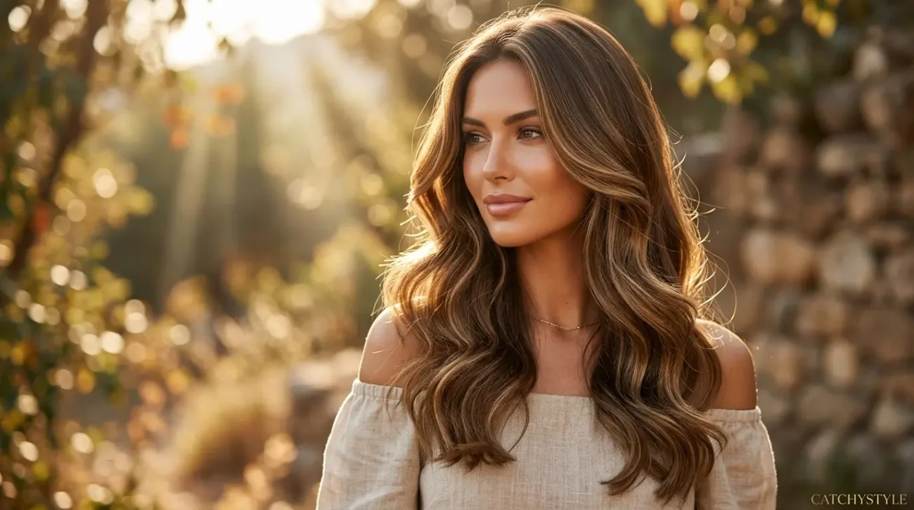 Honey Light Brown Hair Shades for Radiant Elegance Honey Light Brown Hair with warm luminous waves