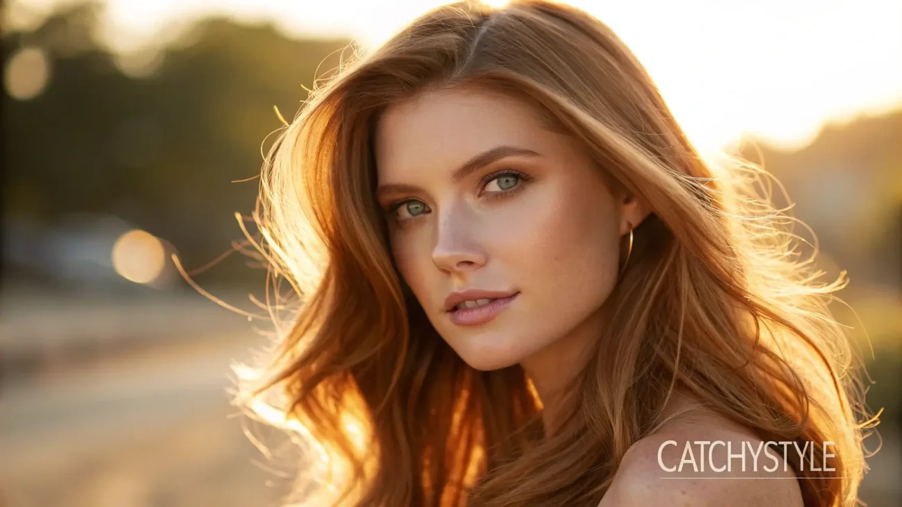 Elegant Auburn Brown Hair Ideas for a Natural Glow Soft auburn brown hairstyle with glowing dimension