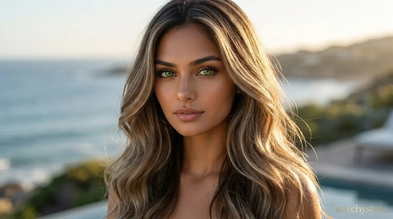 Elegant Bronde Hair Ideas for a Sun-Kissed Look Bronde hairstyle with glossy blonde-brown texture