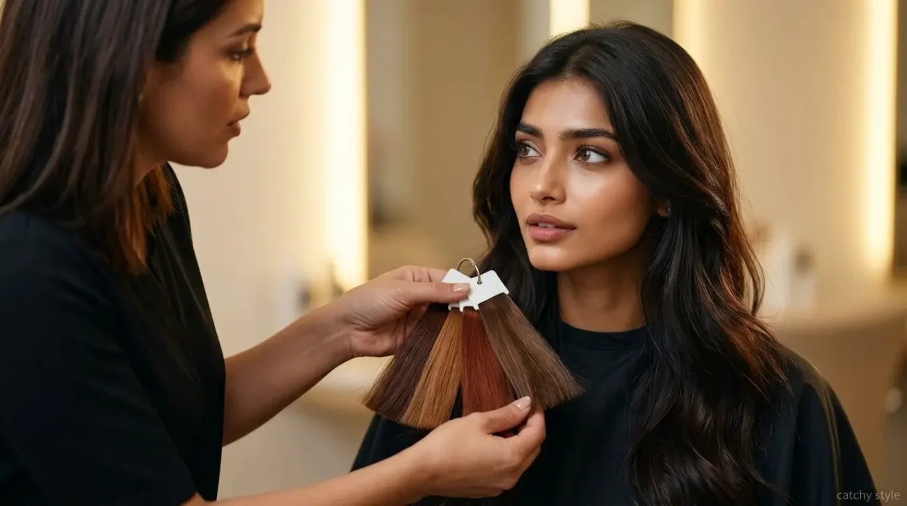 Best Hair Color Shades That Enhance Medium Skin Glow Hair color shades for medium skin chestnut caramel
