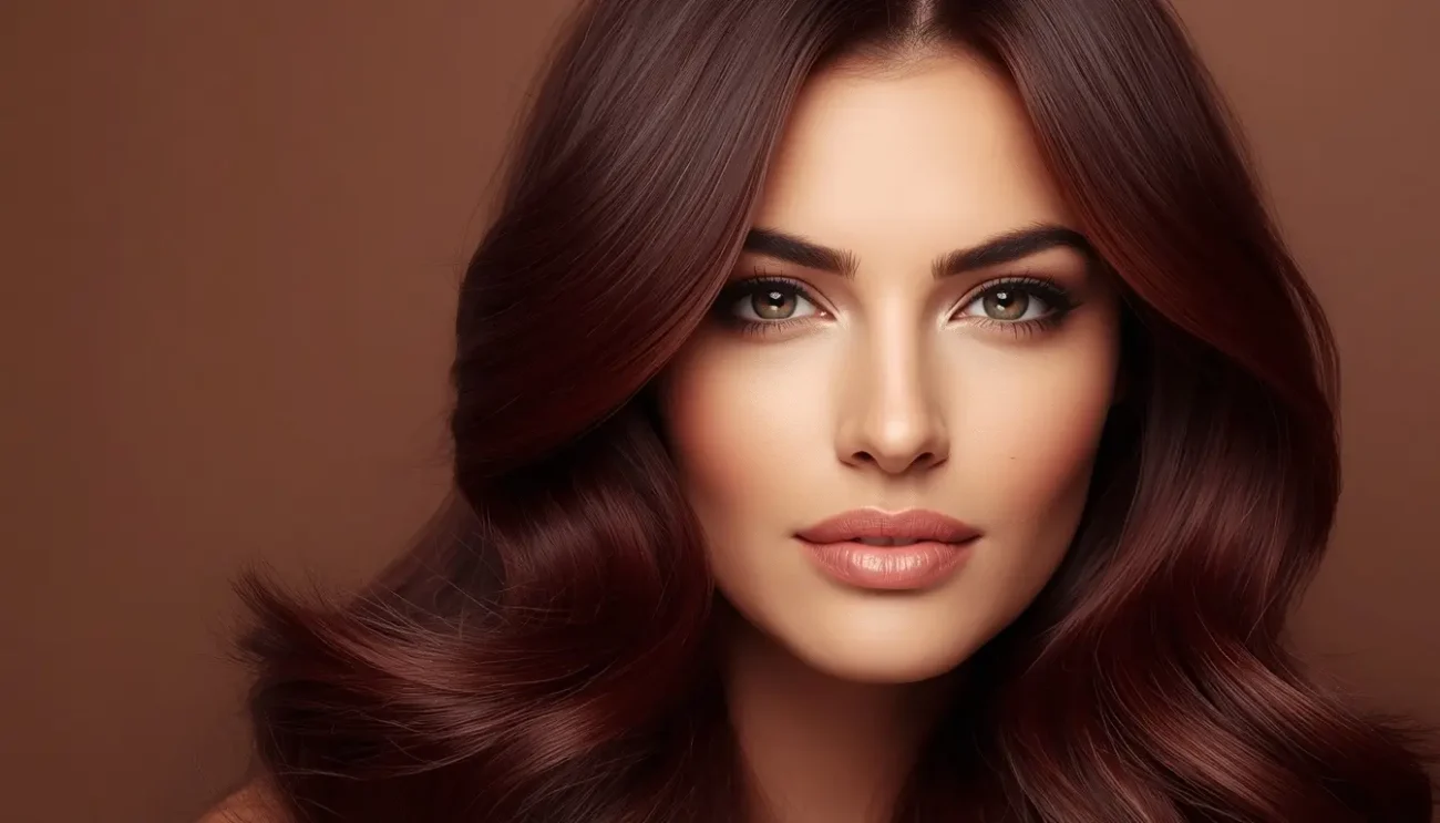 Burgundy Hair Color Wine Brunette Natural Look Burgundy hair color wine brunette blend