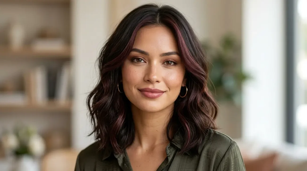 Face Framing Highlights That Brighten the Complexion Subtle red-toned highlights around the face