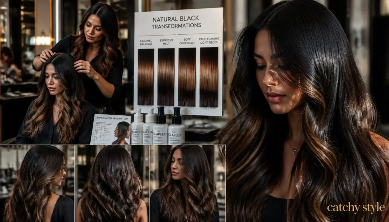 Hair Color From Black Why It’s a Top Beauty Trend Now Hair color from black trending balayage and highlights