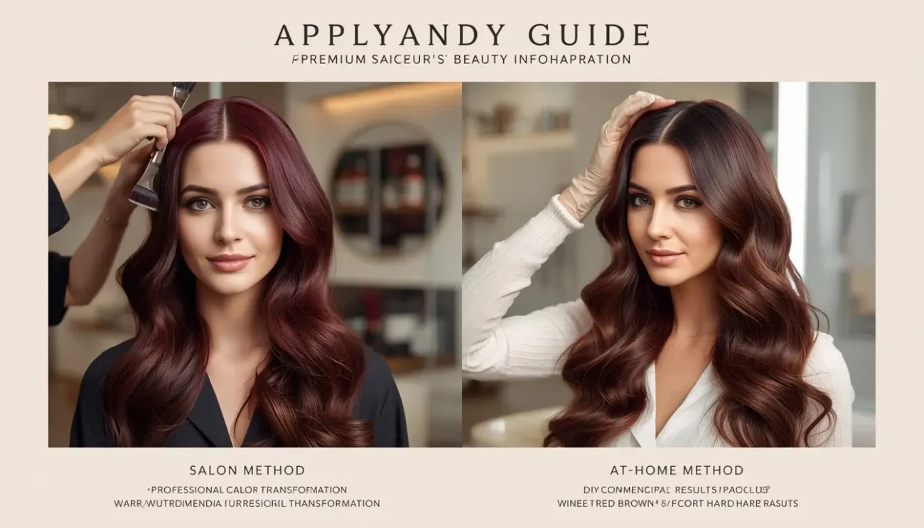 Comparison of Professional and Home Hair Coloring Methods Hair coloring methods comparison professional and DIY