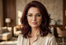 hairstyles for over 50 with glasses soft elegant look