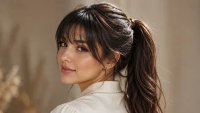 Ponytail With Bangs 7 Stylish Hairstyles for Every Look